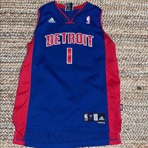 Vintage Allen Iverson pistons jersey youth Large